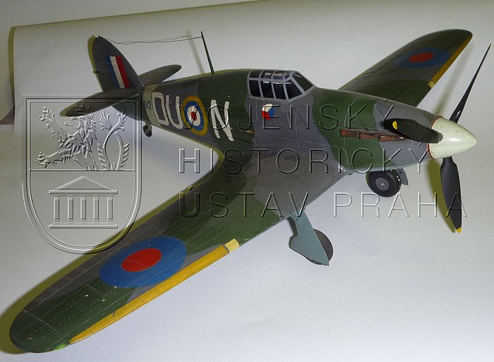 Model letounu Hawker Hurricane Mk. I, 312. čs. stíhací peruť RAF