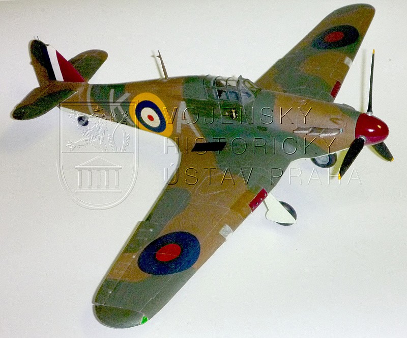 Model britského stíhacího letounu Hawker Hurricane Mk. I