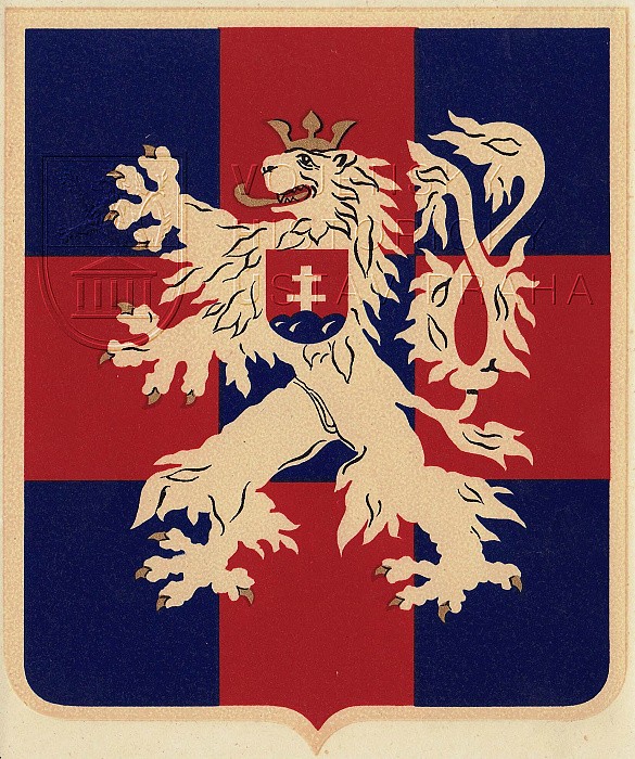 Znak 1. čs. samostatné obrněné brigády ve Velké Británii