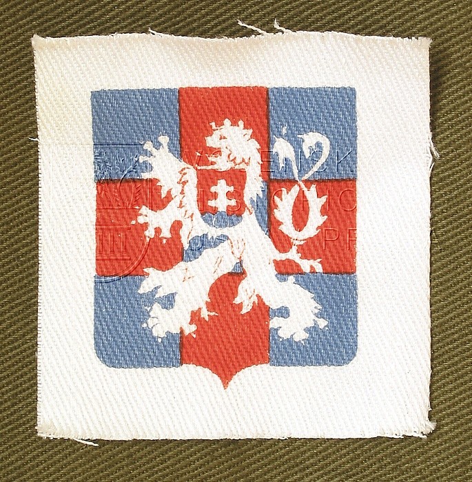 Rukávový znak Československé samostatné obrněné brigády ve Velké Británii