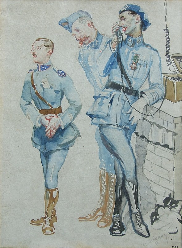 Kupka František: U čs. brigády; kolem 1918