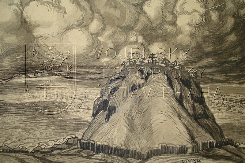 Nikodem Viktor: Zborovská mohyla; 1920