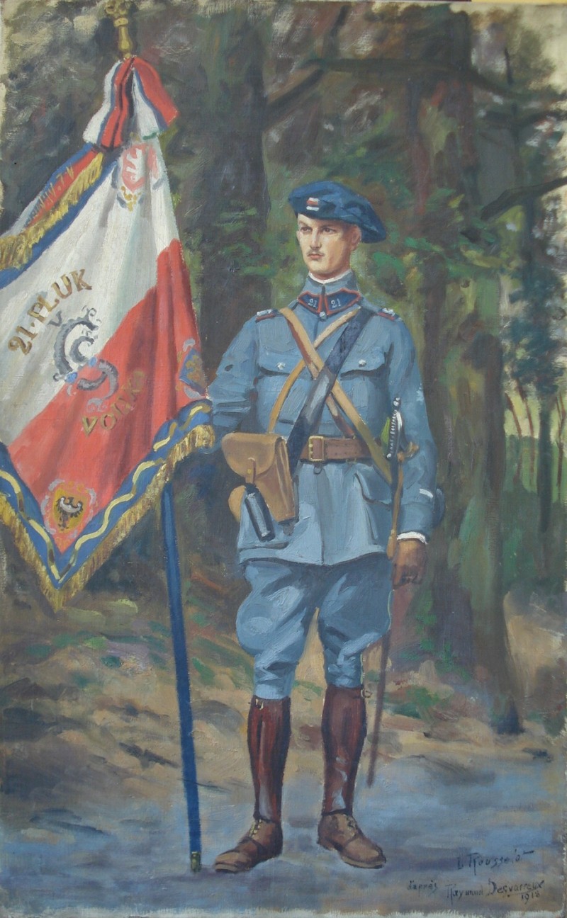 Rousselot I.: Praporečník 21. střeleckého pluku čs. legií ve Francii; 1918