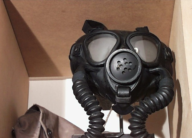 Americká vojenská ochranná maska Navy Diaphragm Mk. IV