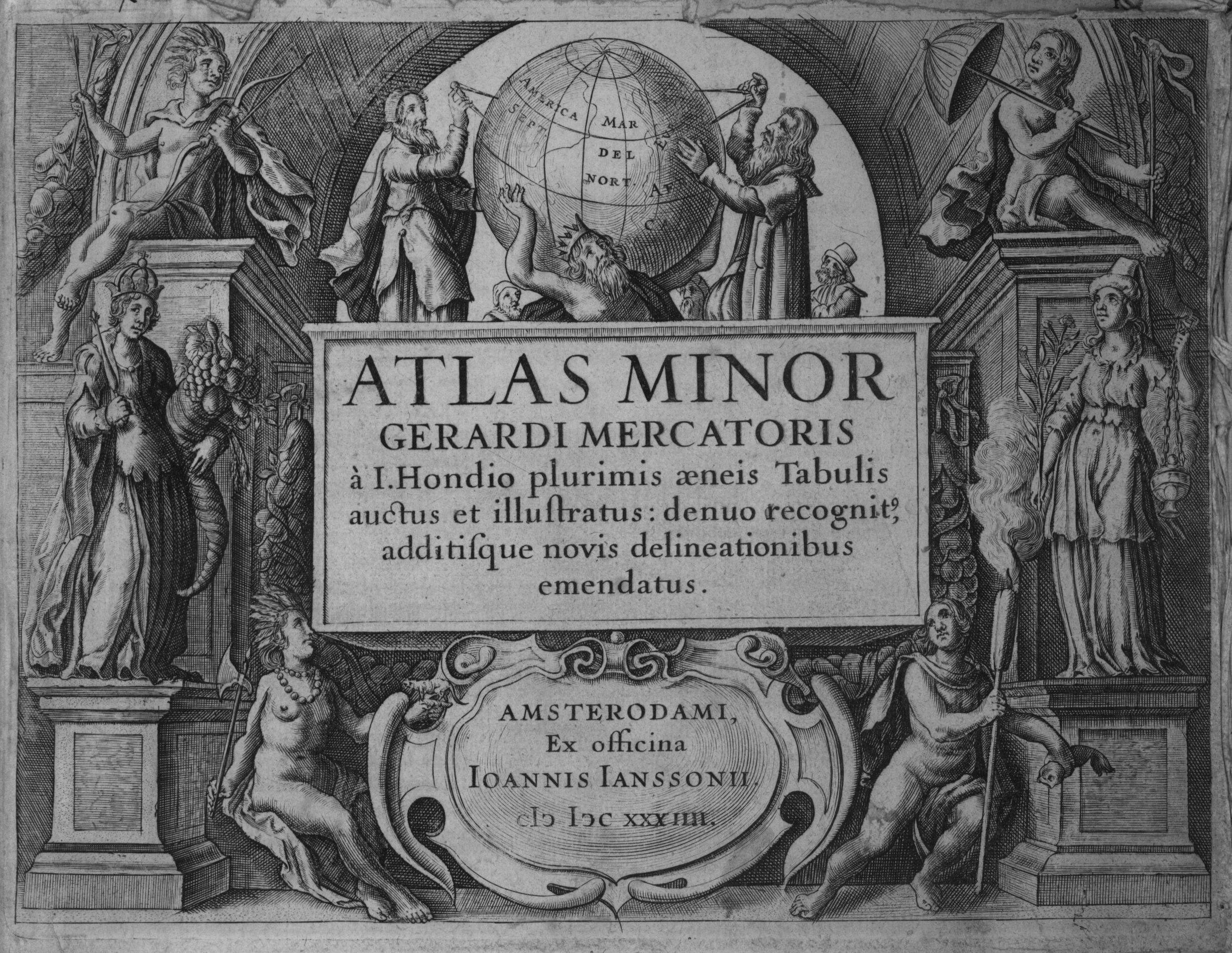 MERCATOR, Gerardus. Atlas Minor Gerardi Mercatoris
