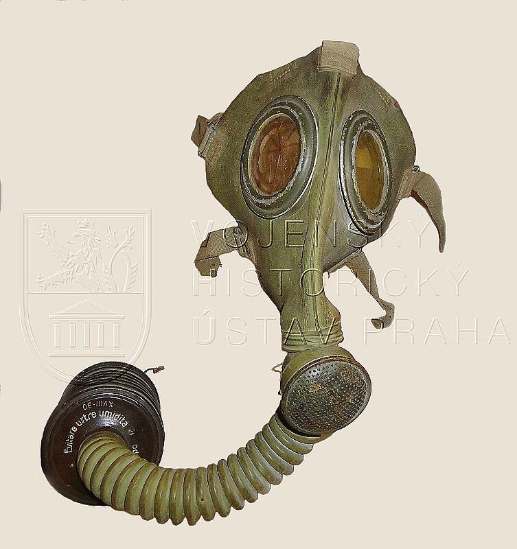 Italská vojenská ochranná maska Penna Respirator