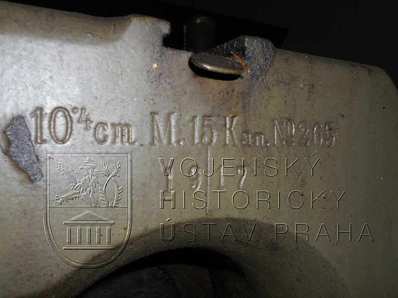 10,4cm polní kanón vz. 15 (detail)