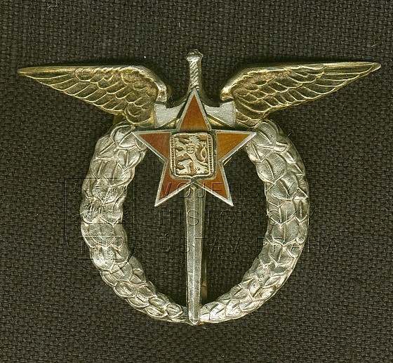 Československý odznak pilota z roku 1953