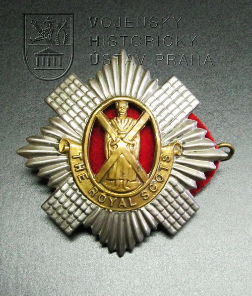 Čepicový odznak Královského skotského pluku