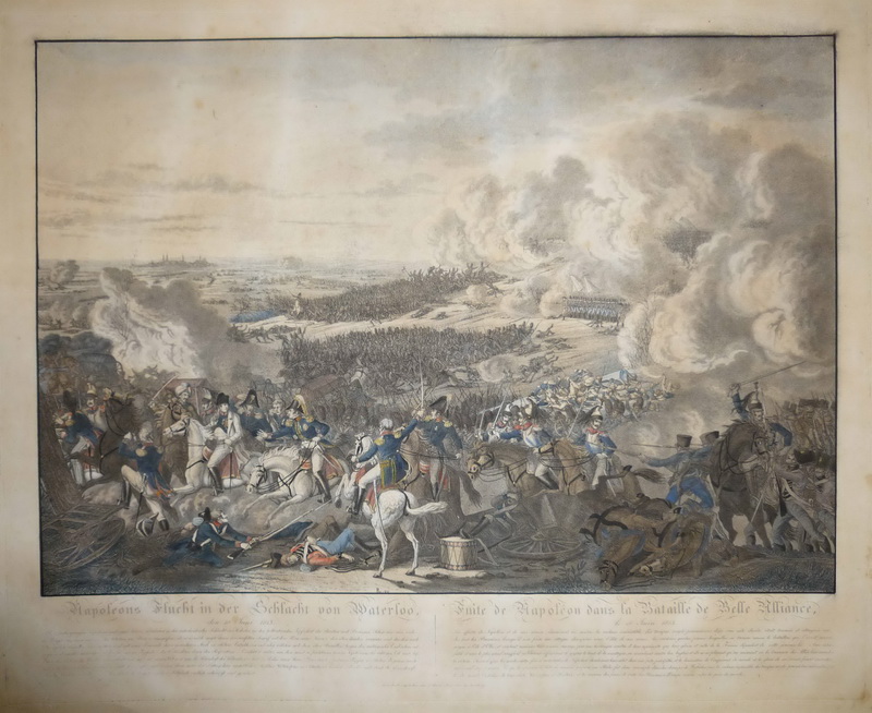 Johann Lorenz Rugendas, Bitva u Waterloo, Německo, počátek 19. století
