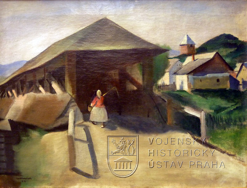 Rudolf Kremlička, Dřevěný most v Margecanech, Československo, 1919