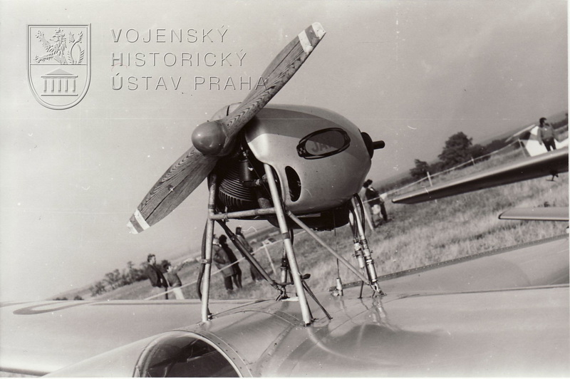 Letecký motor Jawa M-150, výr. č. 0054