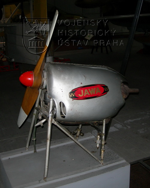 Letecký motor Jawa M-150, výr. č. 0054