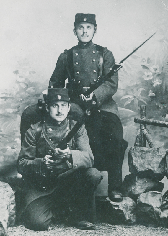 Czech volunteers in the French Foreign Legion – „Company Nazdar“, September 1914.    