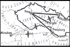 Největší letecký útěk z Československa: tři stroje najednou, 24. března 1950