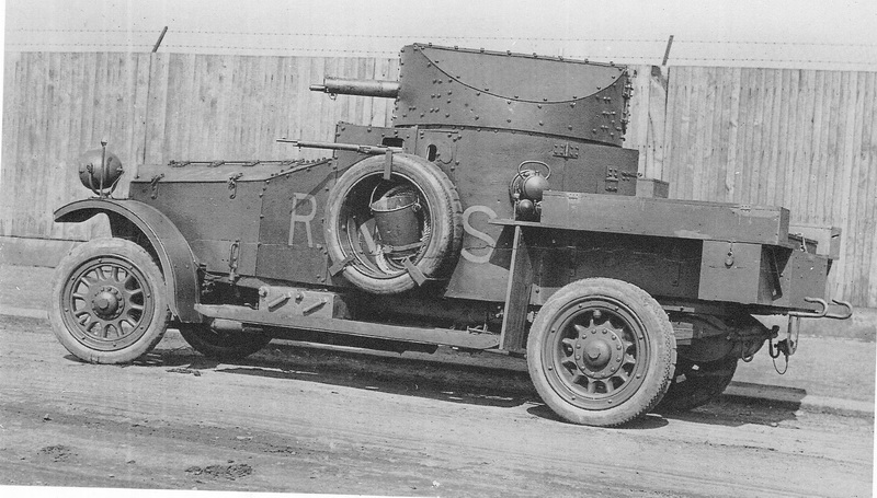 Britský obrněný automobil Rolls Royce. Foto sbírka VHÚ.