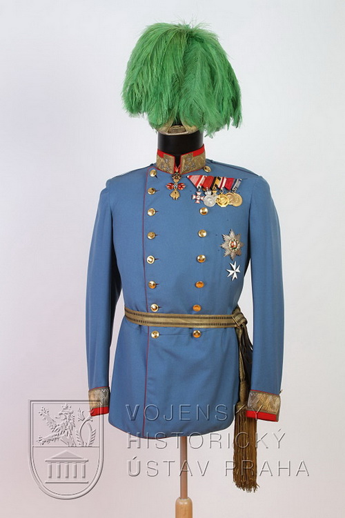 Generálský stejnokroj Františka Ferdinanda d´Este, 1914