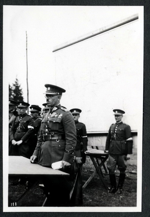 Divizní generál Vojtěch Boris Luža, velitel IV. sboru. Foto sbírka VHÚ.