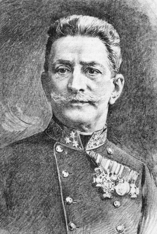 Generál pěchoty Franz svobodný pán Conrad von Hötzendorf, náčelník generálního štábu. Foto sbírka VHÚ.
