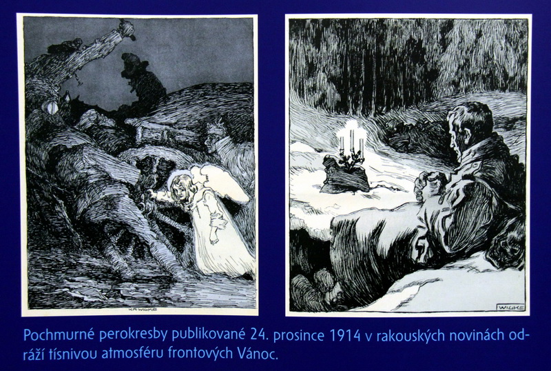 Jak vypadala zima a vánoce 1914 ve válečných zákopech