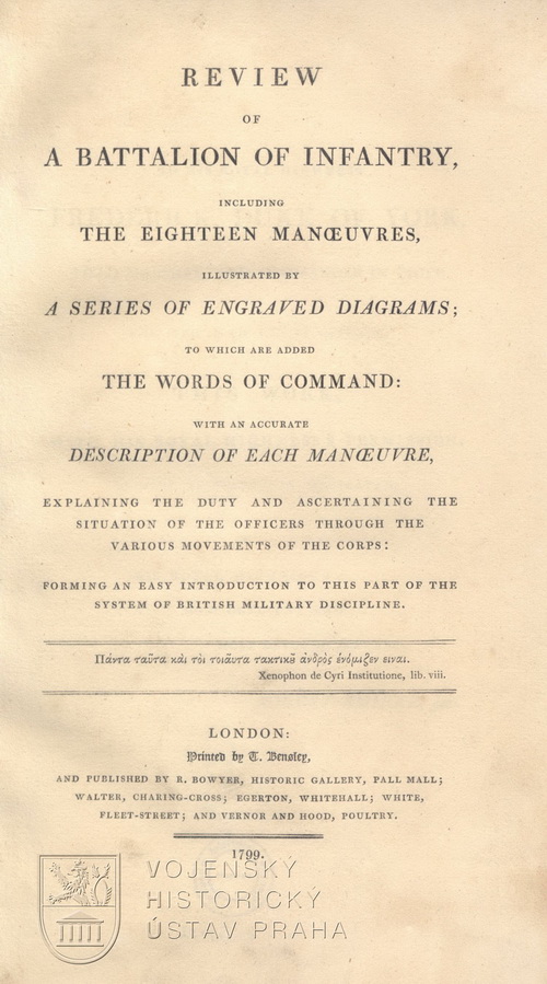 SMIRKE, Robert. Review of Battalion of Infantry