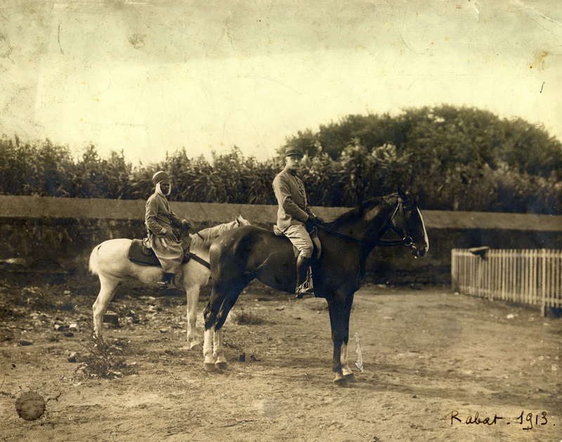 Plukovník Pellé v Rabatu 1913 (Foto sbírka VHÚ)