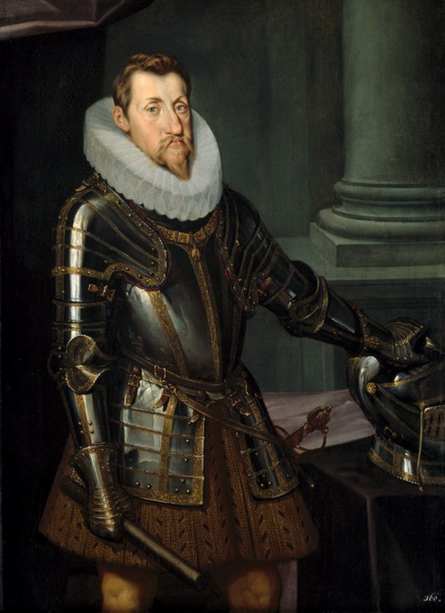 Nesmlouvavý katolík český král a od roku 1619 císař Ferdinand II.