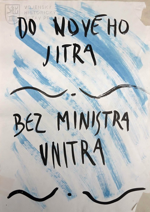 Do nového jitra bez ministra vnitra, Brno, listopad 1989