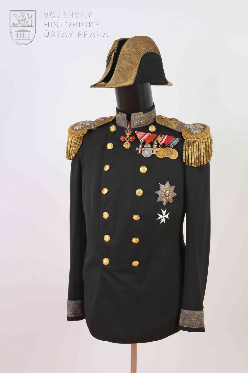 Admirálský stejnokroj Františka Fedinanda d´Este