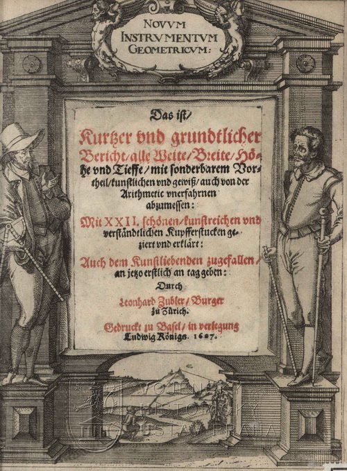 ZUBLER, Leonhard. Novum instrumentum geometricum