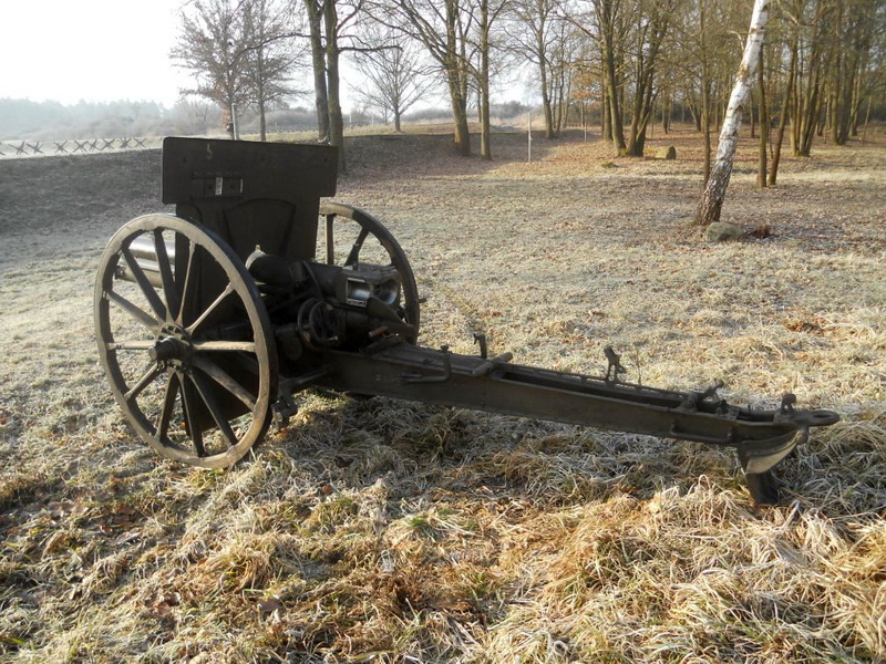 Konzervátorský a restaurátorský zásah – 7,5cm polní kanón d/29 vzor 1911