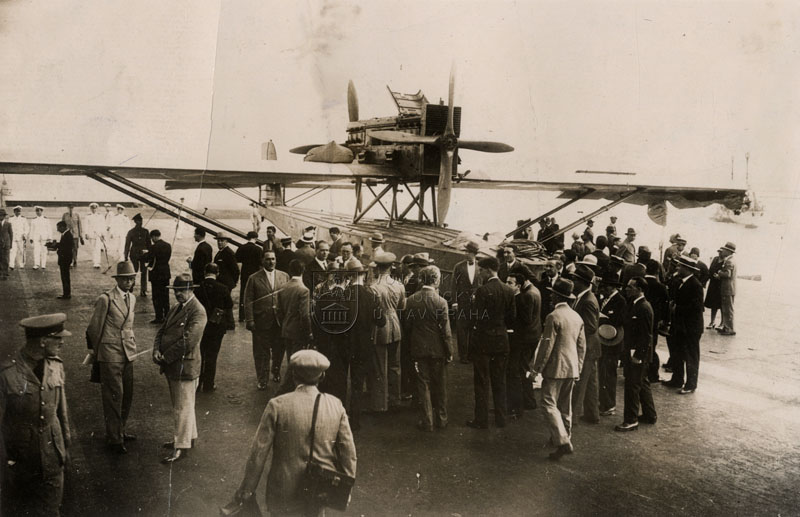 Příjezd španělských letců na Gibraltar 5. července 1929