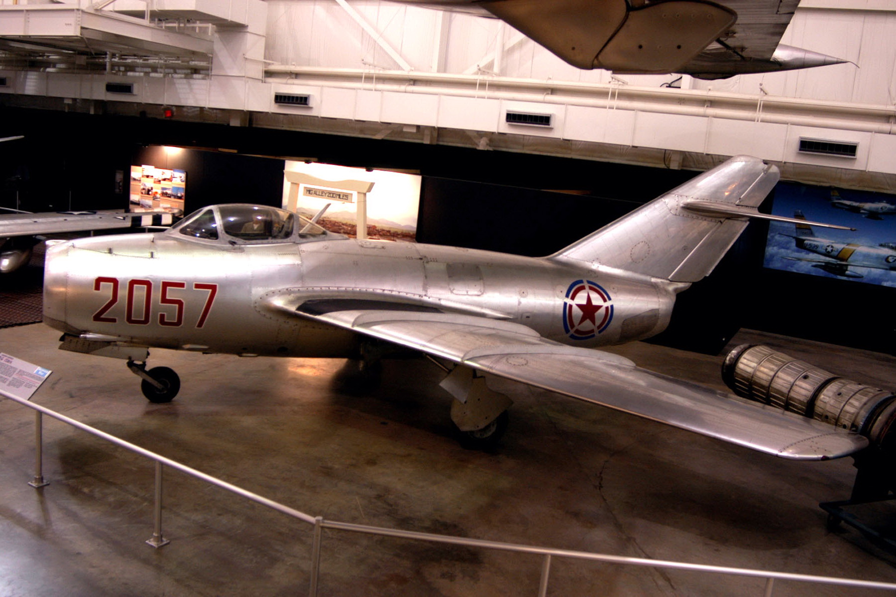 Korejský MiG-15 v americkém leteckém muzeu