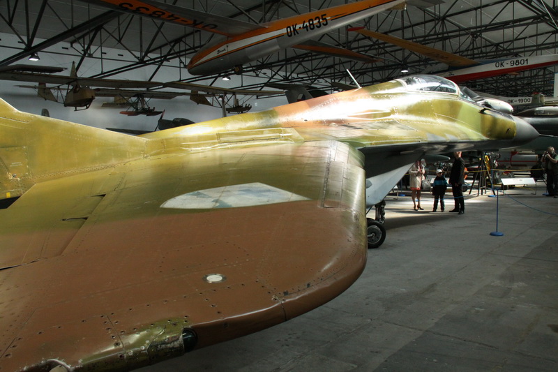 MiG-29, nový přírůstek do sbírek VHÚ v hangáru č. 40