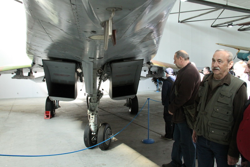 MiG-29, nový přírůstek do sbírek VHÚ v hangáru č. 40