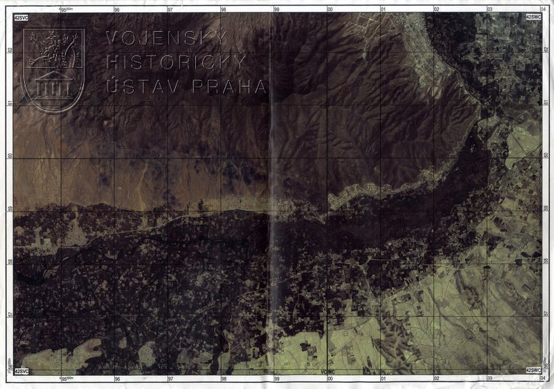 Mapa provincie Logar – operace ISAF Afghánistán