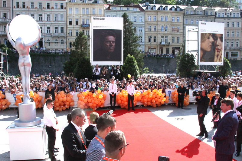 Zahájení karlovarského filmového festivalu, při němž byl uveden snímek Anthropoid