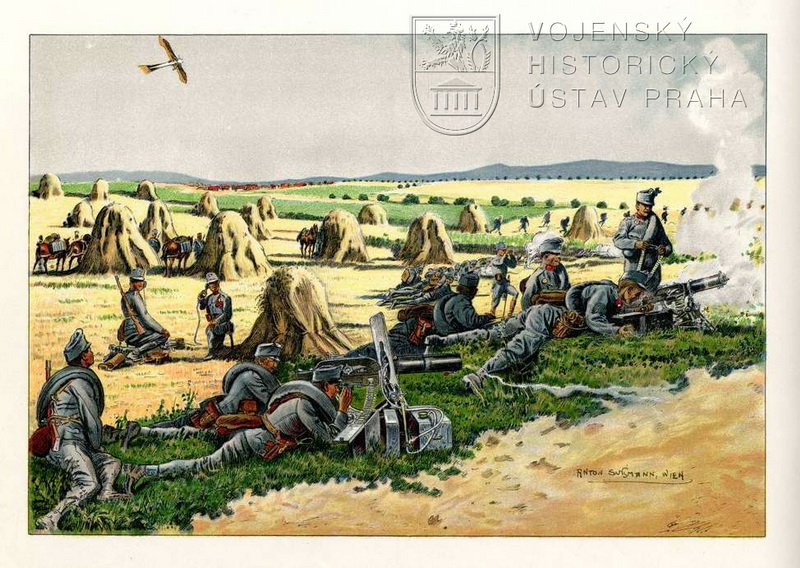 SCHMEDES, Kurt von, SUSSMANN, Anton. Der österreich.-ungarische Soldat mit Waffe und Werkzeug : Armee-Bilderbuch