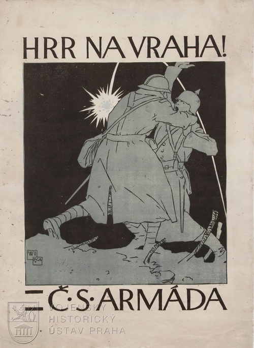 Vojtěch Preissig, Hrr na vraha – Čs. armáda, 1918