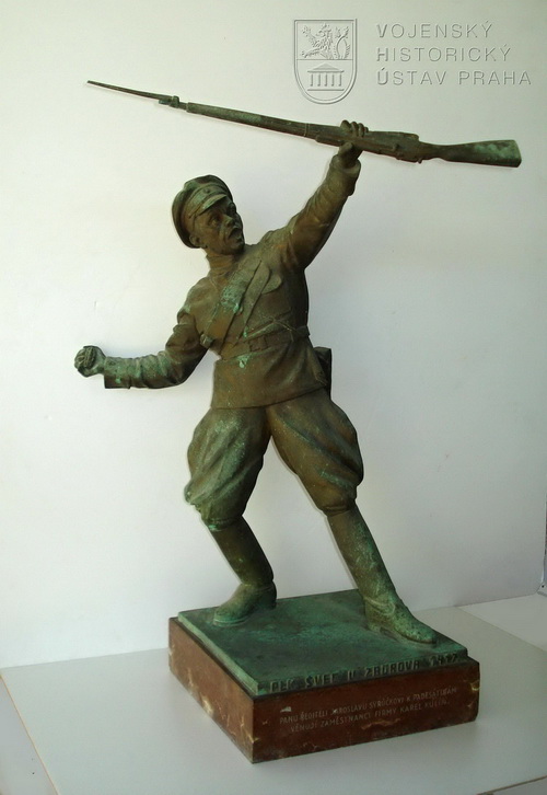 Václav Šidlík, Poručík Jiří Josef Švec u Zborova, kolem 1920