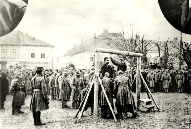 Poprava příslušníka České družiny