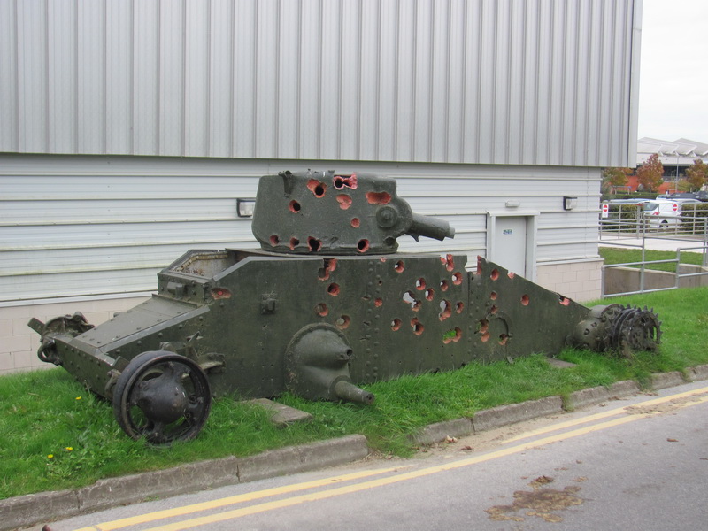 Tank Matilda I sloužil jako cíl protitankovému dělostřelectvu