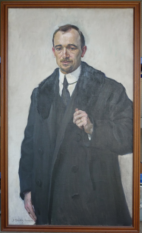 Oskar Brázda, Edvard Beneš, 1917