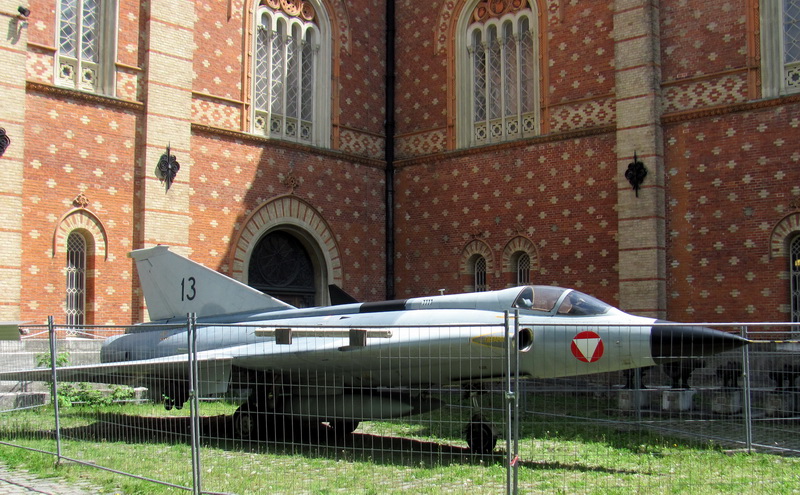 Stíhací letoun Saab J-35 Drakken. Foto Ivo Pejčoch