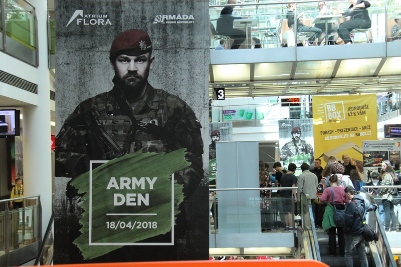 Na pražské Floře se uskutečnil Army den, k vidění byly i exponáty z VHÚ