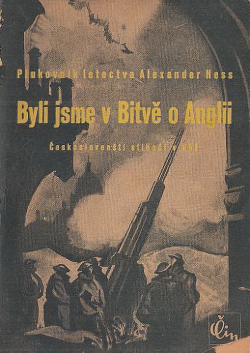 Titulní strana jeho knihy, vydané nakladatelstvím Čin v roce 1947