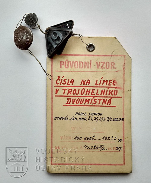 Límcové označení hraničářských pluků, 1937