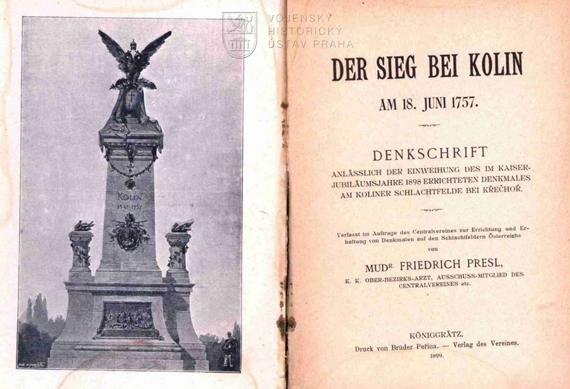PRESL, Friedrich. Der Sieg bei Kolin am 18. Juni 1757