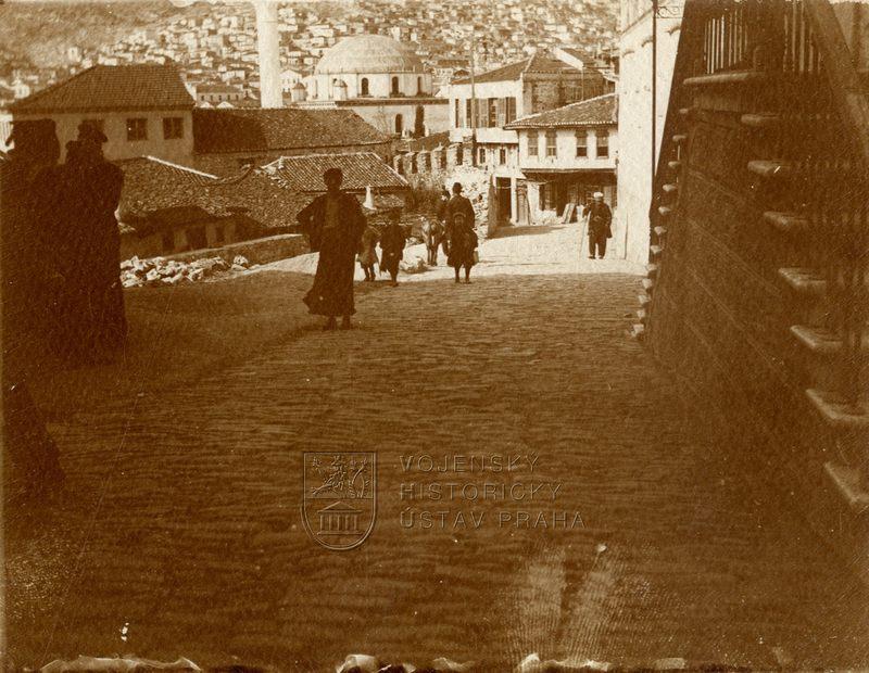 Ulice v Soluni kolem roku 1911