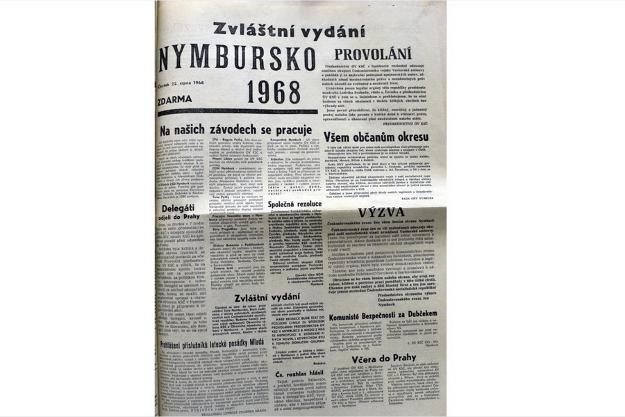 Srpen 1968  v posádce Milovice-Mladá